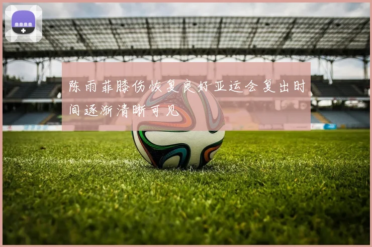 陈雨菲膝伤恢复良好亚运会复出时间逐渐清晰可见